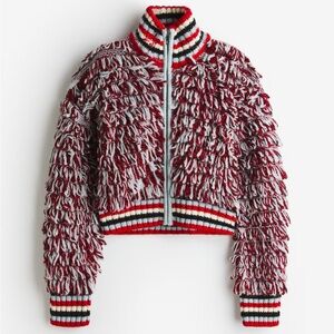 perfect moment boucle knit wool cardigan BNWT